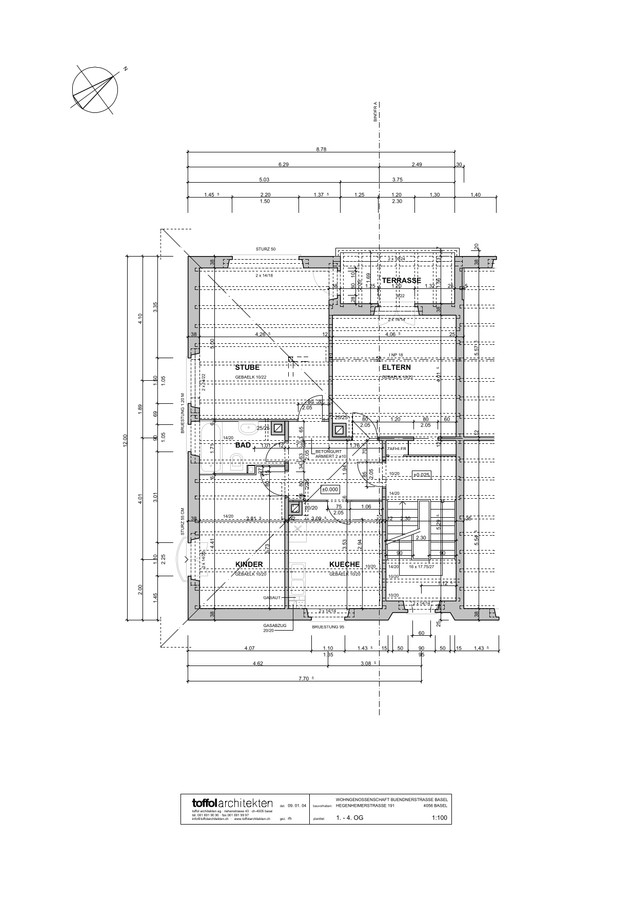 Grundriss 3.0 Zimmer
